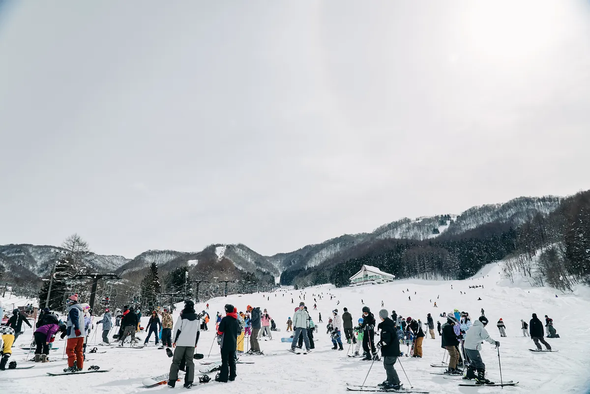 ほうだいぎスキー場のゲレンデ