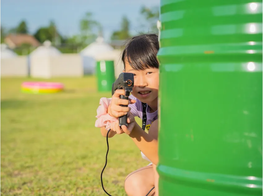 本格的な戦略バトル！子どもも大人も熱中するレーザーサバゲー