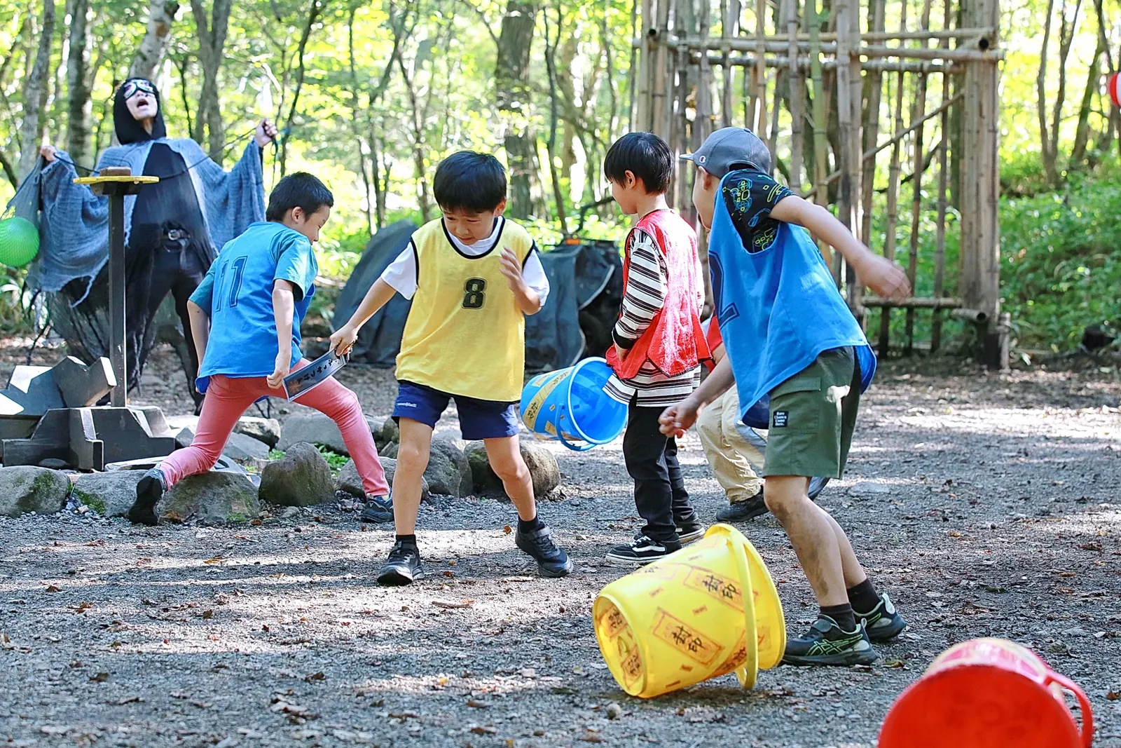 スーパー缶蹴り合戦のようす