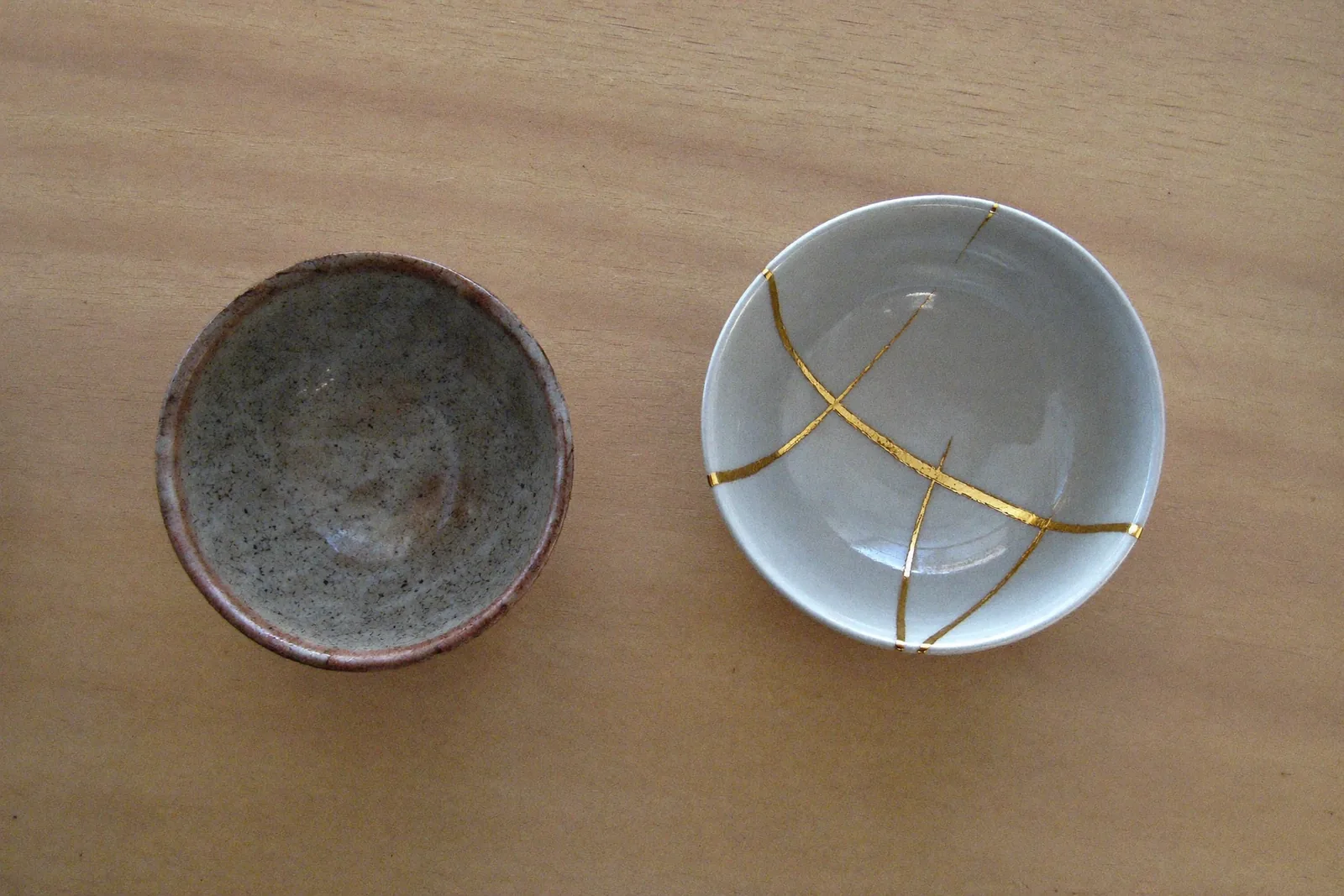 金継ぎをした器