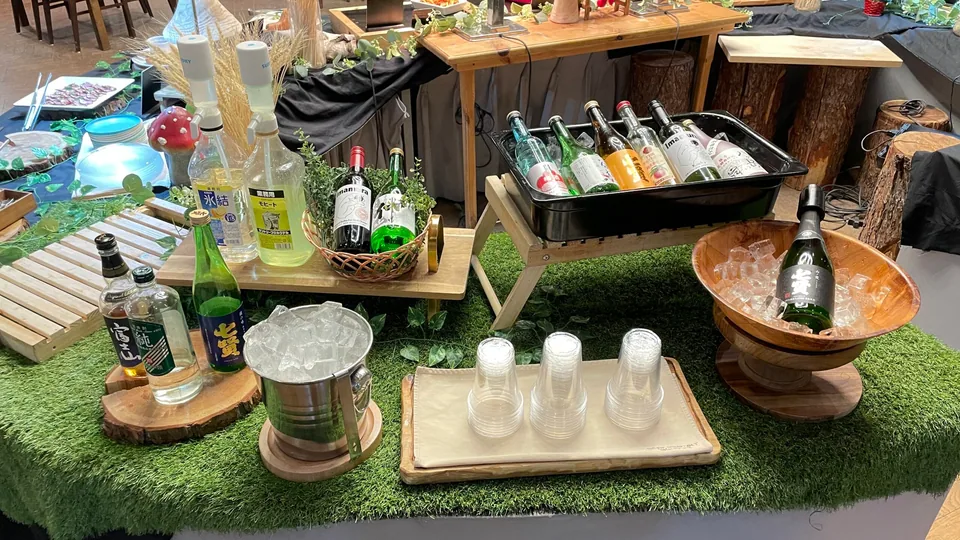 BUB RESORT八ヶ岳のフリードリンクコーナー