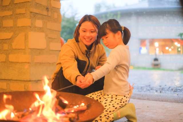 焚き火マシュマロ