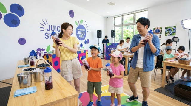 超絶フレッシュ！全力フリフリ・ブルーベリージュースづくり