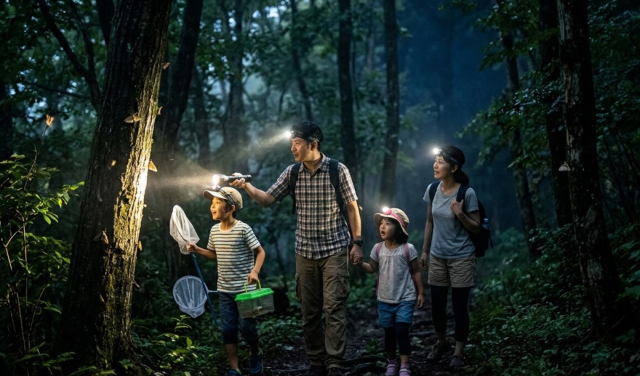 BUBの施設内で昆虫観察！カブトムシの生態を学ぶ探検ツアー