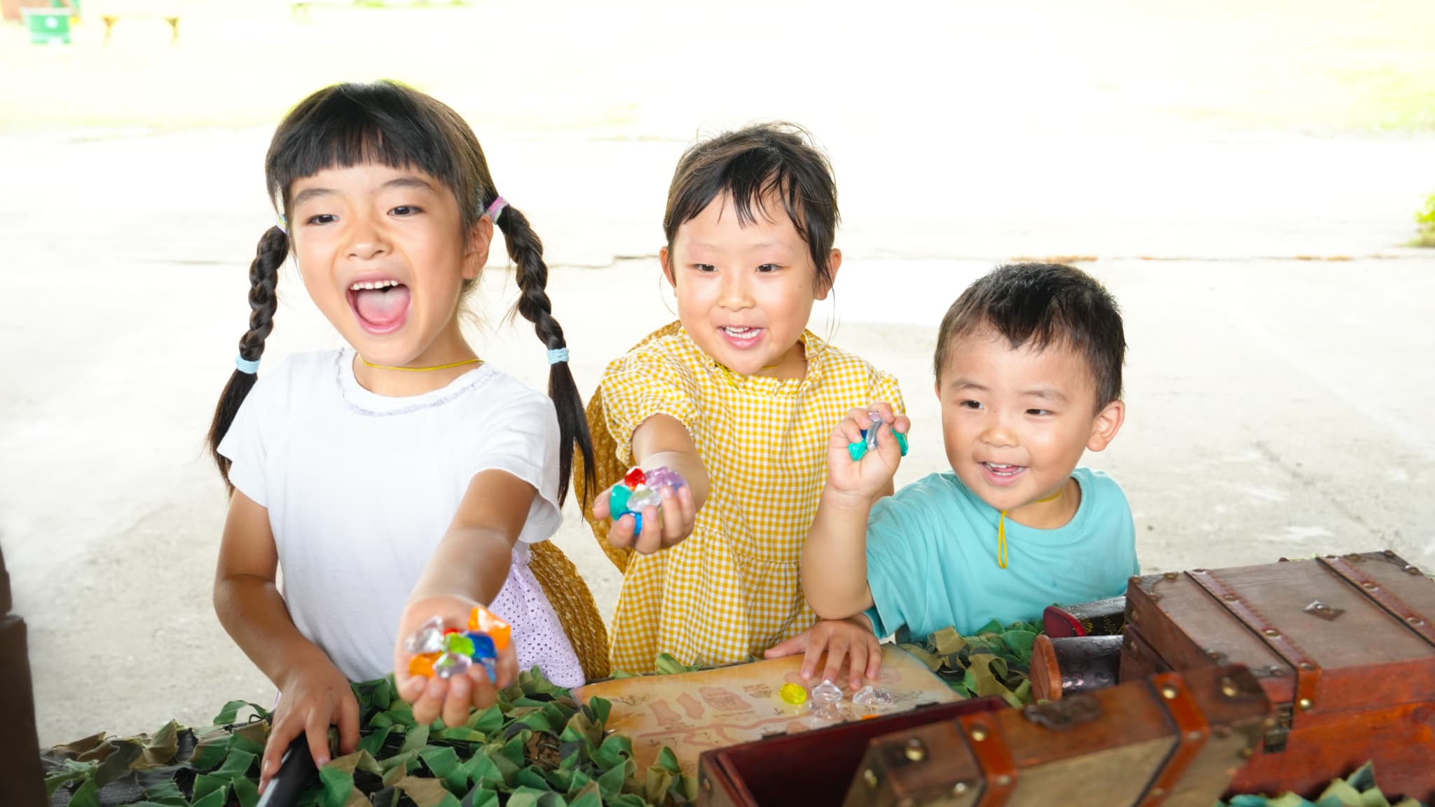 フィールドを舞台に全力アクティブ体験