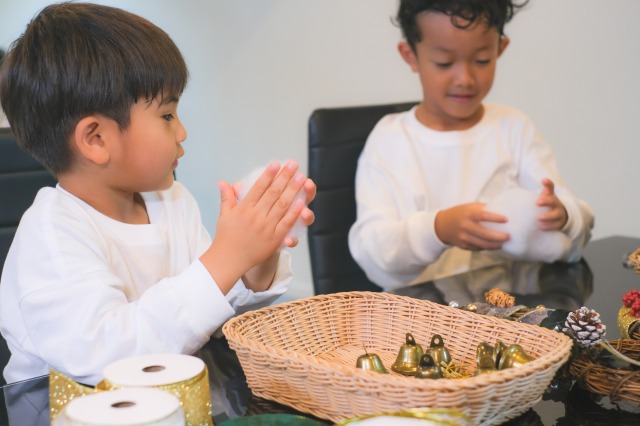 三日月リース作り！