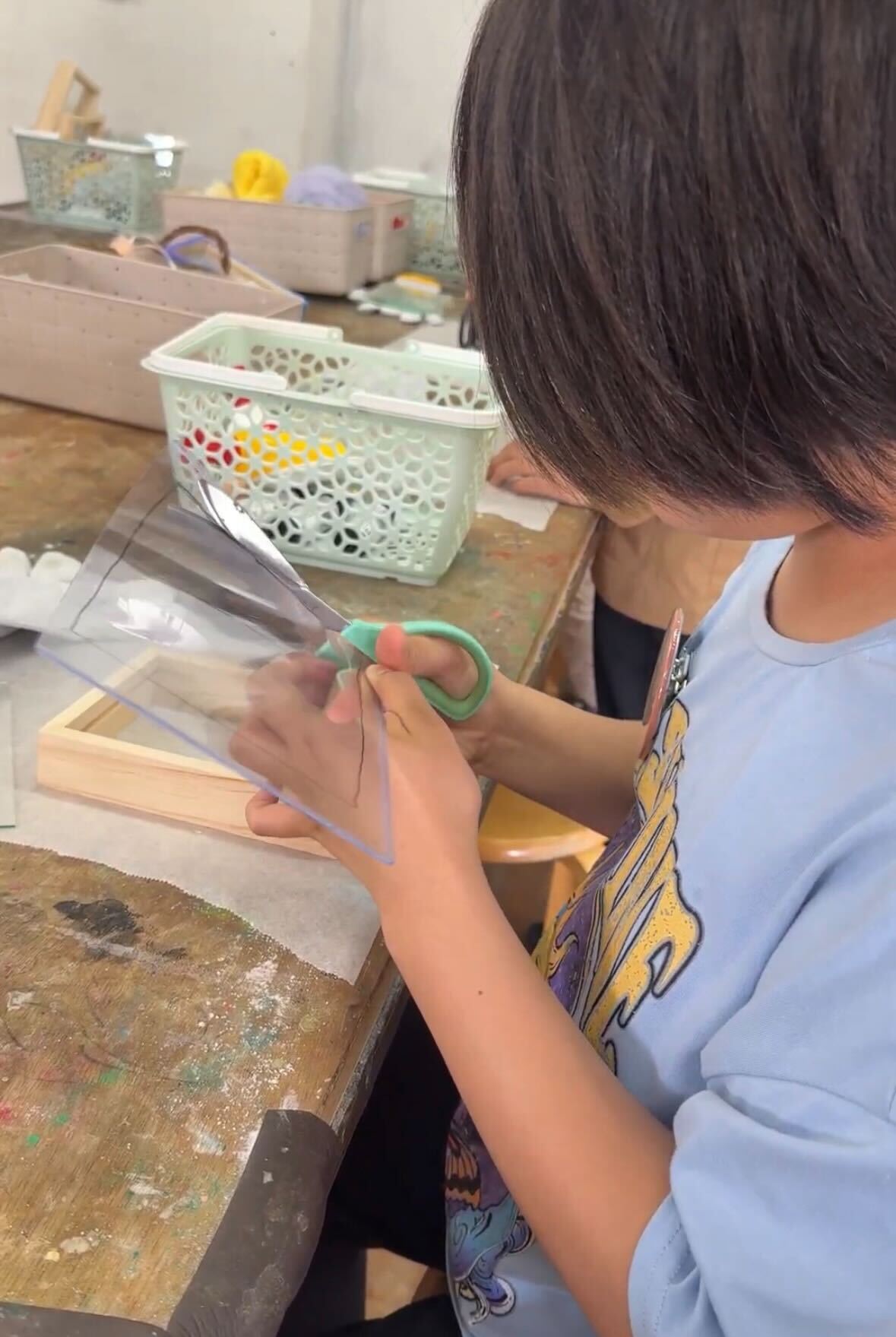 春っぽいフォトフレーム作り